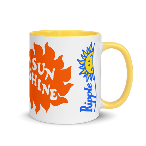 Ripple Ridin' On A Beam Of Sunshine Ceramic Mug
