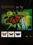 Ripple Butterfly Monarch Study Women's Crop Hoody