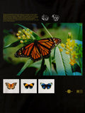 Ripple Butterfly Monarch Study Women's Crop Hoody