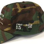 EMBROIDERED SCRATCH L.A. HANDS BASEBALL HAT CAMO