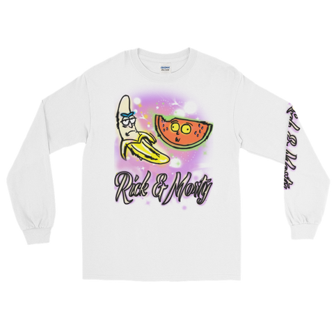 Rick And Morty Airbrushed Fruit Unisex Tee