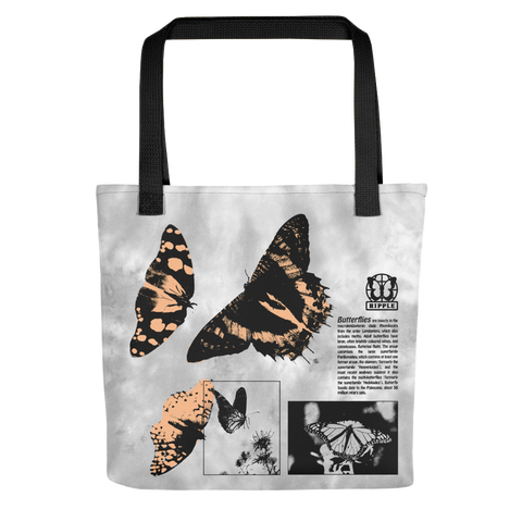 Ripple Butterfly Cloud Wash Tote