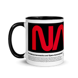 NASA Logo Red and Black Ceramic Mug