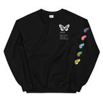 Ripple Butterfly Phylum Unisex Crew Sweatshirt